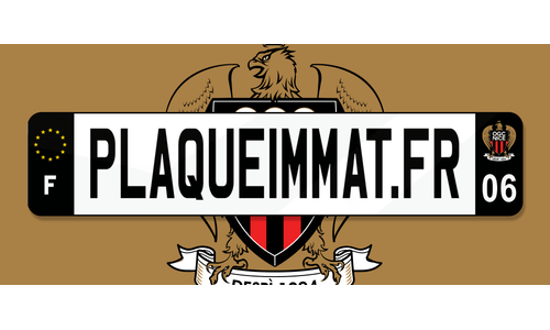 Plaque immatriculation OGC Nice