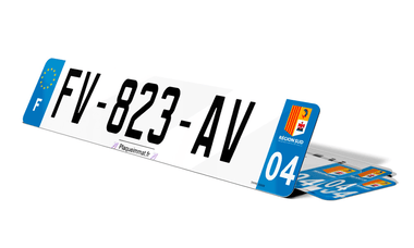 Plaque immatriculation Raison sociale RS