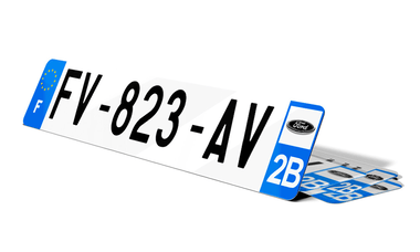 Plaque d'immatriculation FORD USA
