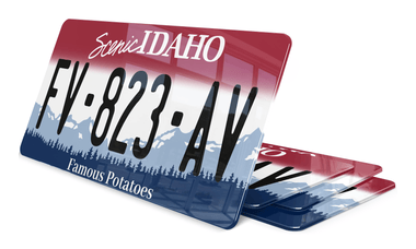 Plaque immatriculation Idaho USA 30x15