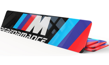 Plaque d'Immatriculation Décorative BMW M Performance