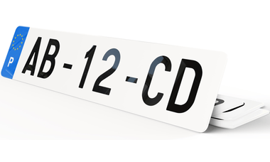 Plaque immatriculation Portugal 2020