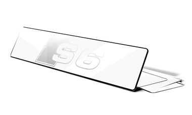 Plaque d'Immatriculation Décorative Audi S6