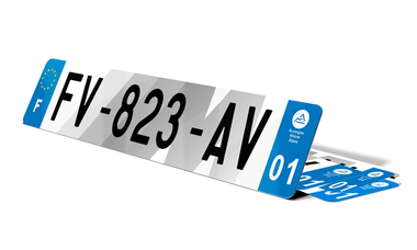 Plaque d'Immatriculation Décorative BMW M