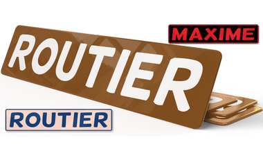 Plaque Routier Camion Personnalisée
