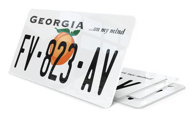 Plaque immatriculation Georgia USA 30x15cm