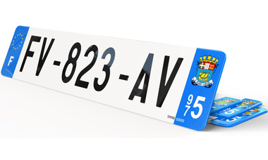 Plaque immatriculation Saint Pierre et Miquelon