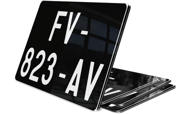 Plaque immatriculation collection 17x13