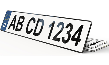 Plaque immatriculation Allemagne