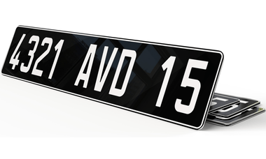 Plaque immatriculation Collection Ancien Format