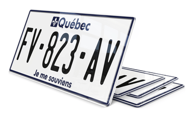 Plaque immatriculation Quebec 1 USA 30x15