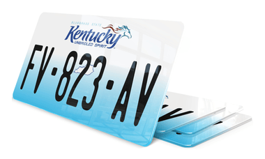 Plaque immatriculation Kentucky 2 USA 30x15