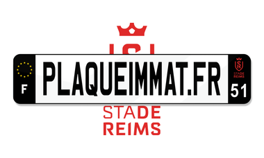 Plaque immatriculation Stade de Reims