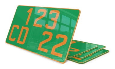 Plaque immatriculation diplomatique 30x15