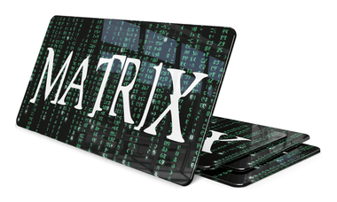 Plaque décorative Matrix personnalisable 2