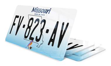 Plaque immatriculation Missouri USA 30x15