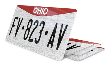 Plaque immatriculation Ohio USA 30x15