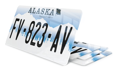 Plaque immatriculation Alaska USA 30x15cm