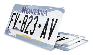 Plaque immatriculation Montana USA 30x15cm