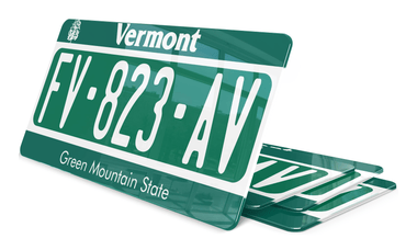 Plaque immatriculation Vermont USA 30x15