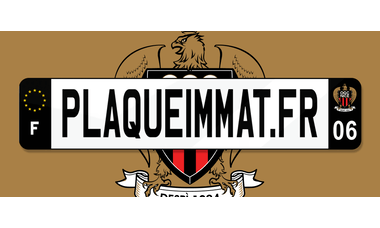 Plaque immatriculation OGC Nice