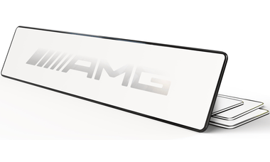 Plaque immatriculation Mercedes AMG