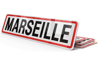 Panneau Ville Personnalisée 27,5x7,5cm