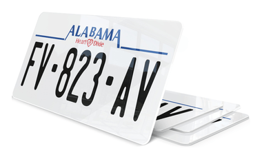 Plaque immatriculation Alabama USA 30x15cm