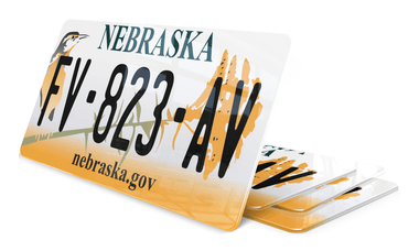 Plaque immatriculation Nebraska USA 30x15