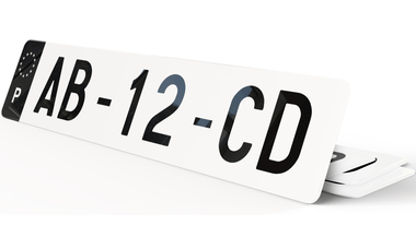 Plaque immatriculation Portugal noire 2020