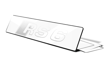 Plaque d'Immatriculation Décorative Audi RS6