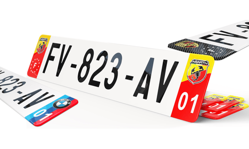 Plaque immatriculation Custom