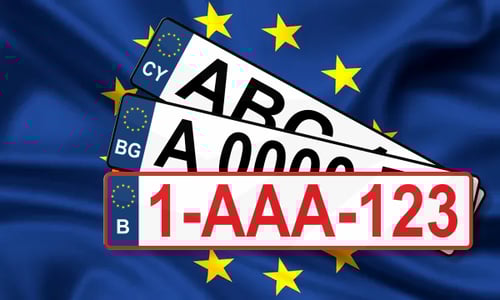 Plaque immatriculation Autres Pays