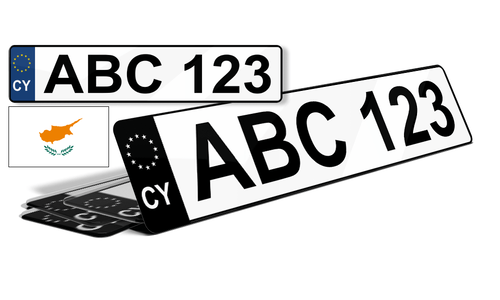 Plaque immatriculation Chypre