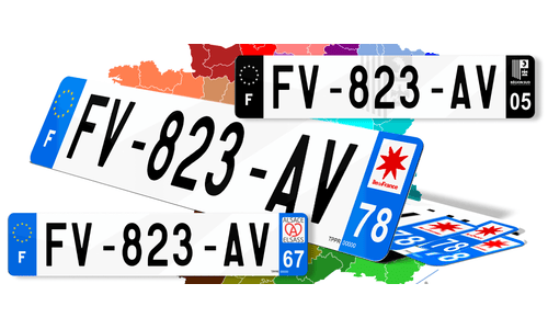 Plaque Immatriculation par région