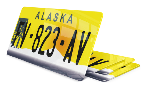 Plaque immatriculation Alaska 2 USA 30x15cm