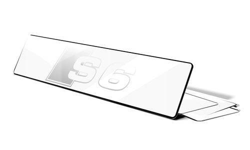 Plaque d'Immatriculation Décorative Audi S6