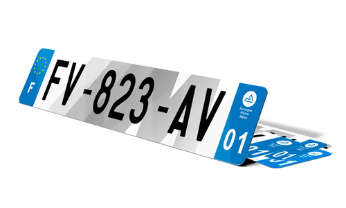 Plaque d'Immatriculation Décorative BMW M
