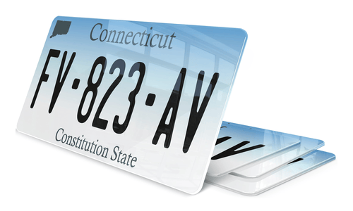 Plaque immatriculation Connecticut USA 30x15cm