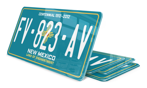 Plaque immatriculation Nouveau Mexique USA 30x15