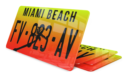 Plaque immatriculation Miami Beach USA 30x15cm