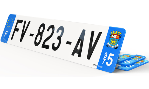 Plaque immatriculation Saint Pierre et Miquelon