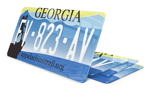 Plaque immatriculation Georgie 2 USA 30x15