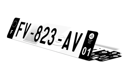 Plaque d'Immatriculation Décorative Audi S6