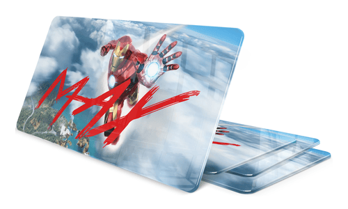 Plaque prénom IronMan Volant