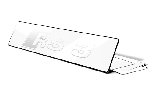 Plaque d'Immatriculation Décorative Audi RS3
