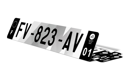Plaque d'Immatriculation Décorative BMW M