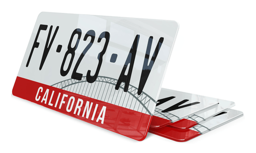 Plaque immatriculation California 2 USA 30x15cm