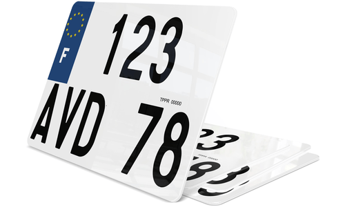 Plaque d'immatriculation Camion FNI (Avant 2009)