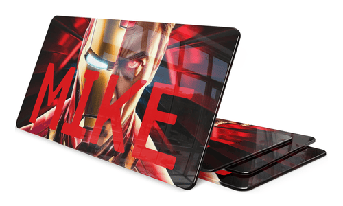 Plaque prénom IronMan Stark